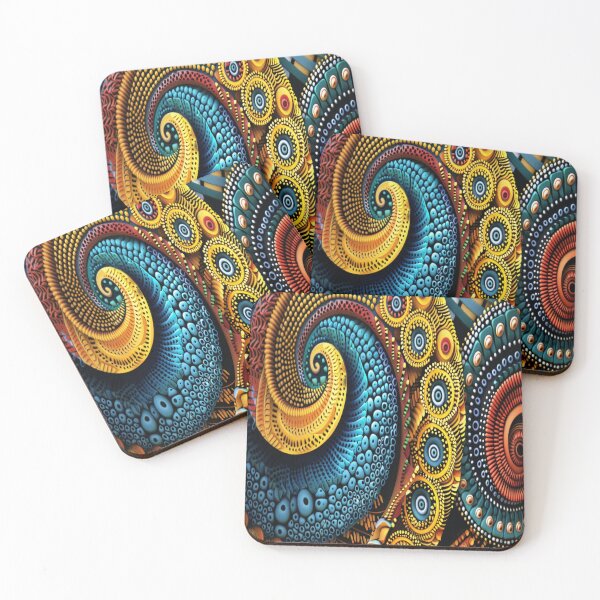Item preview, Spiral Kitenge Pattern Art designed and sold by BubandAika.
