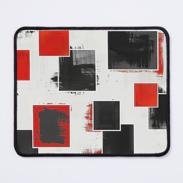 Item preview, Red and Black Rectangle Pattern designed and sold by purelypatterns.