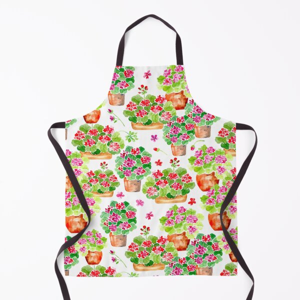 Item preview, Potted Flowers Pattern (White Background) designed and sold by andrebalest.art.