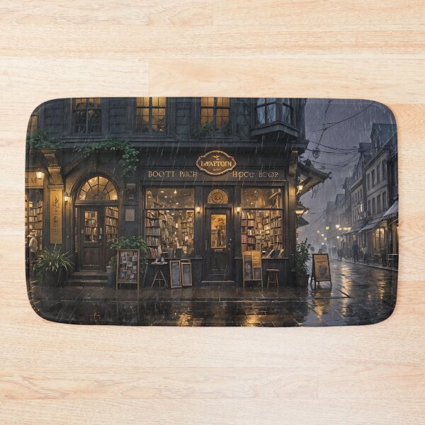 Item preview, Cozy bookshop designed and sold by worldimagine91.