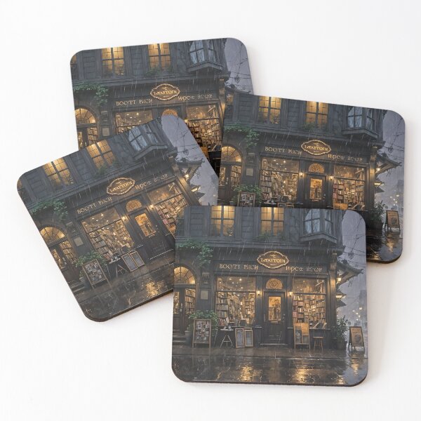 Item preview, Cozy bookshop designed and sold by worldimagine91.