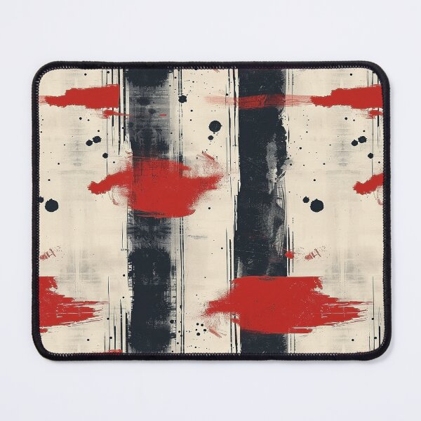Item preview, Red and Black Paint Pattern designed and sold by purelypatterns.