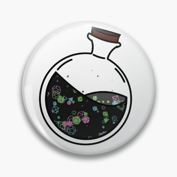 Item preview, Dice Potion - Green, Pink and Blue designed and sold by AvengingSassy.