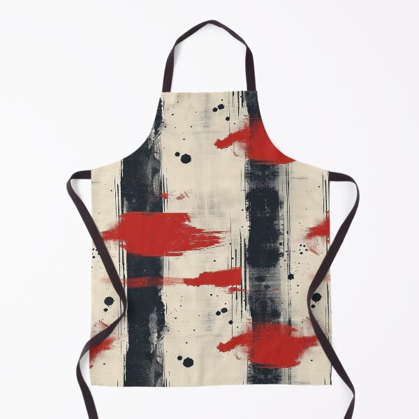 Item preview, Red and Black Paint Pattern designed and sold by purelypatterns.