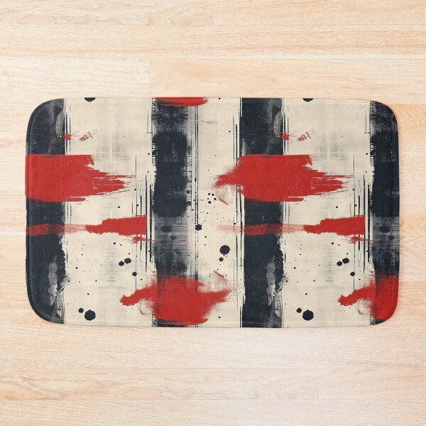 Item preview, Red and Black Paint Pattern designed and sold by purelypatterns.