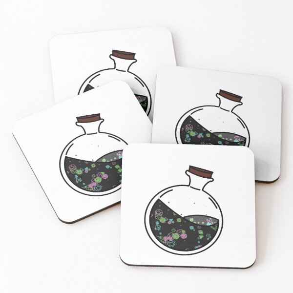 Item preview, Dice Potion - Green, Pink and Blue designed and sold by AvengingSassy.