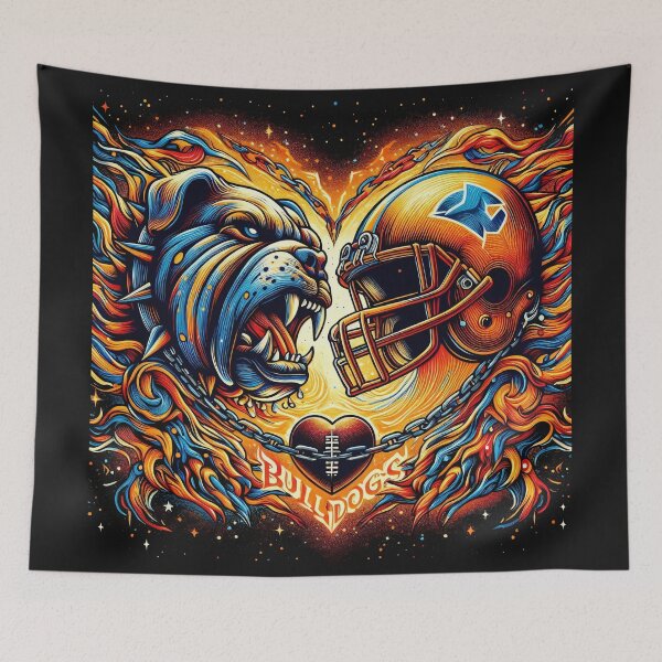 Item preview, Bulldogs’ Pigment Prowess: Artistic Dominance designed and sold by zoughlal.