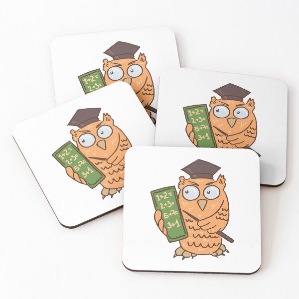 Item preview, Owl math teacher designed and sold by Deepness2023.