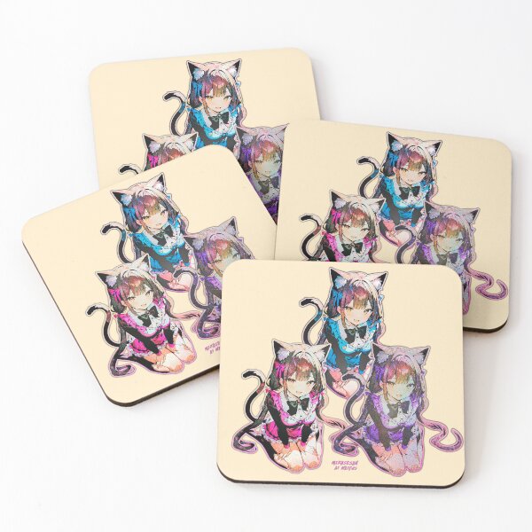 Item preview, Cute Cat Girl Faux Sparkling Glitter Illusion designed and sold by MikaseSan.