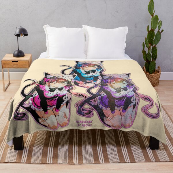 Item preview, Cute Cat Girl Faux Sparkling Glitter Illusion designed and sold by MikaseSan.