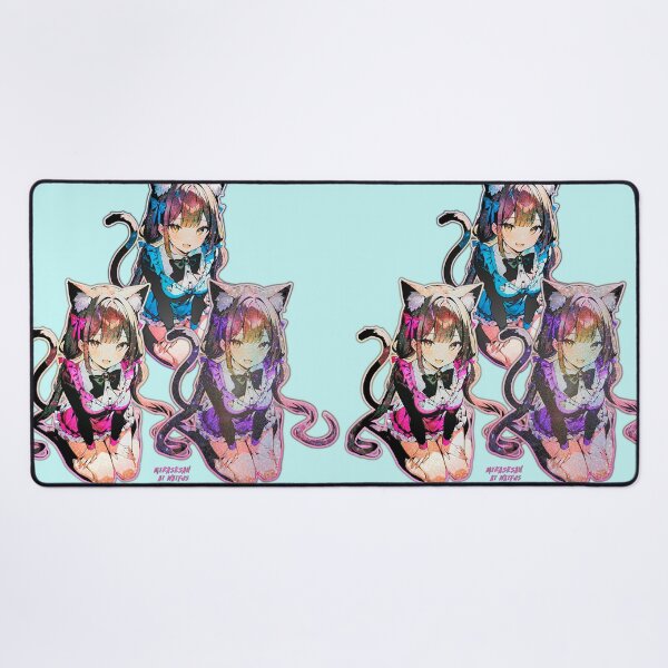 Item preview, Cute Cat Girl Faux Sparkling Glitter Illusion designed and sold by MikaseSan.