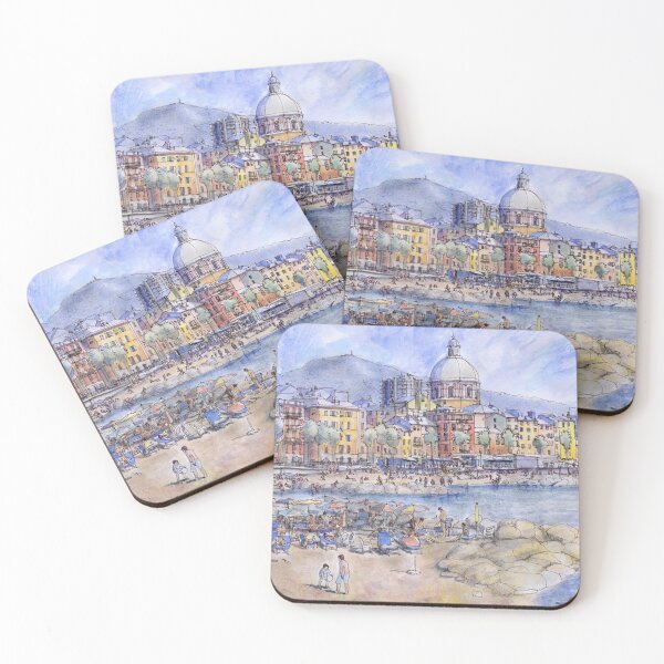 Item preview, Panoramica del lungomare di Genova Pegli designed and sold by Luca Massone.