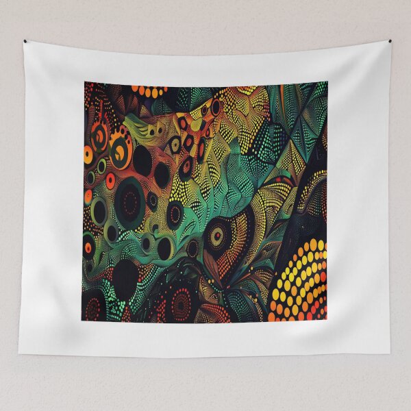 Item preview, Dotted Kitenge Art designed and sold by BubandAika.