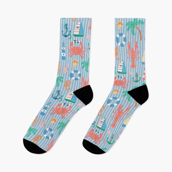 Item preview, Preppy Coastal fun - cute seaside pattern by Cecca Designs designed and sold by Cecca-Designs.