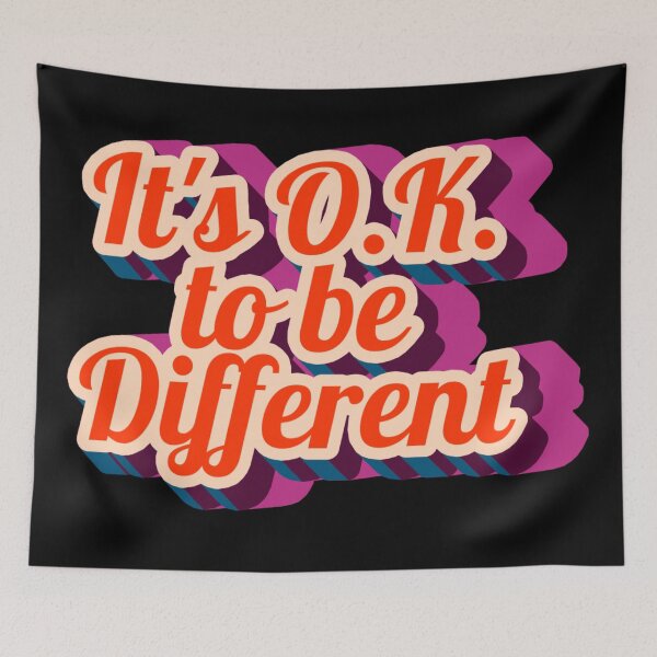 Item preview, "Playful - It's O.K. to be Different" designed and sold by 3DAF.