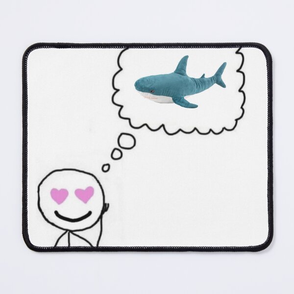 Item preview, Thoughts of Blahaj designed and sold by LanternSlides.