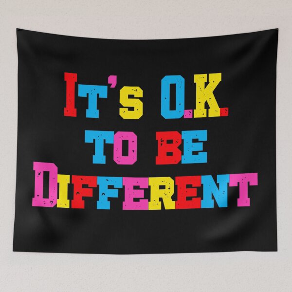 Item preview, "Varsity - It's O.K. to be Different" designed and sold by 3DAF.