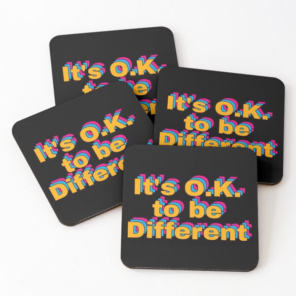 Item preview, "Postcard Glow- It's O.K. to be Different" designed and sold by 3DAF.