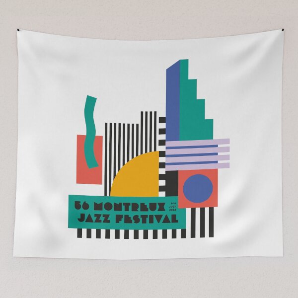 Item preview, Monteux Jazz Festival Camille Walala 2022 designed and sold by KeiraLawrence.