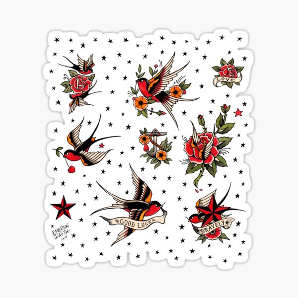 Item preview, Tattoo flash designed and sold by E Rauth.