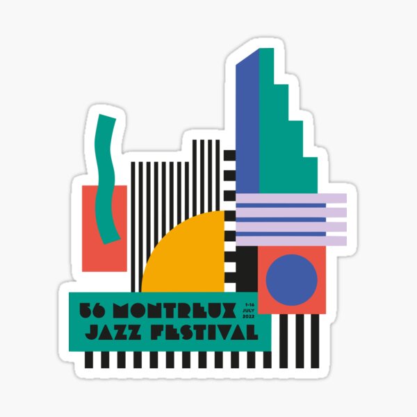 Item preview, Monteux Jazz Festival Camille Walala 2022 designed and sold by KeiraLawrence.