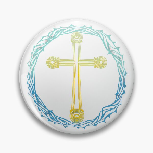 Item preview,  Finished Cross and Crown Yellow with blue designed and sold by GreyMoonForest.