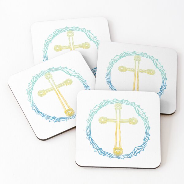 Item preview,  Finished Cross and Crown Yellow with blue designed and sold by GreyMoonForest.