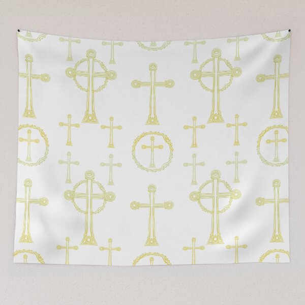 Item preview,  Finished Cross and Crown Yellow with blue designed and sold by GreyMoonForest.