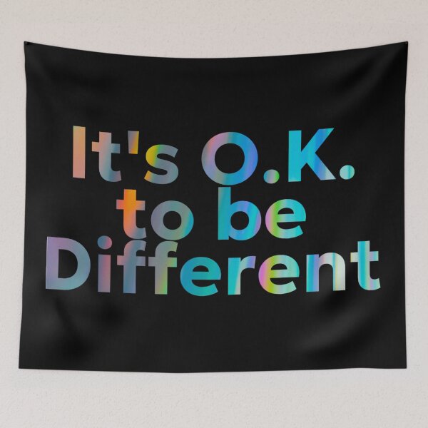 Item preview, "Serene Sea- It's O.K. to be Different" designed and sold by 3DAF.