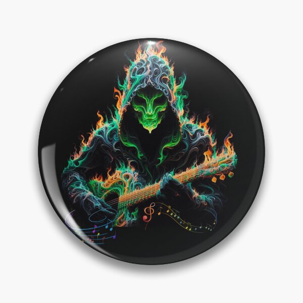 Item preview, Mysterious Hooded Guitar Player designed and sold by Urban-Celt.