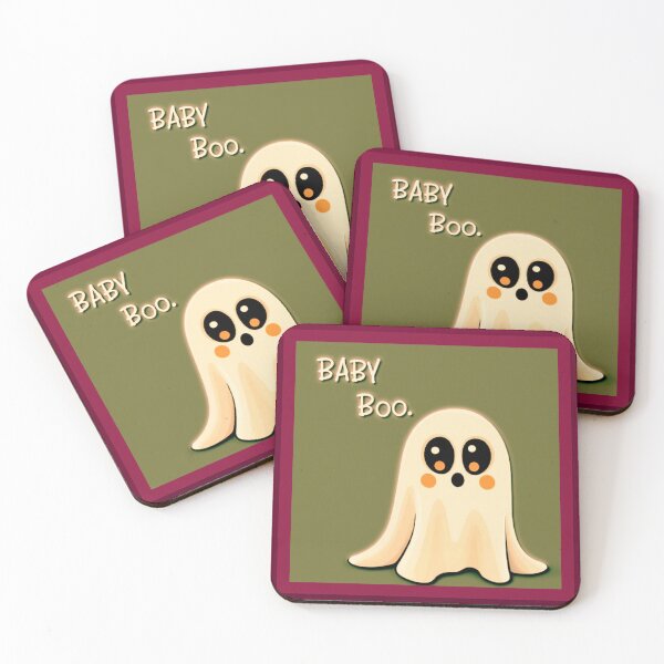Item preview, Baby Boo the Ghost – Spooky Cute Art GB designed and sold by rami cohen.