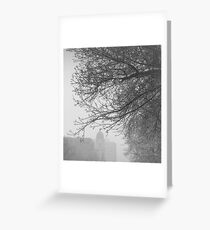 Snow Softly Falling Greeting Card