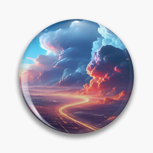 Item preview, Painting fog over the plane high waves designed and sold by MRFEZOO2030.