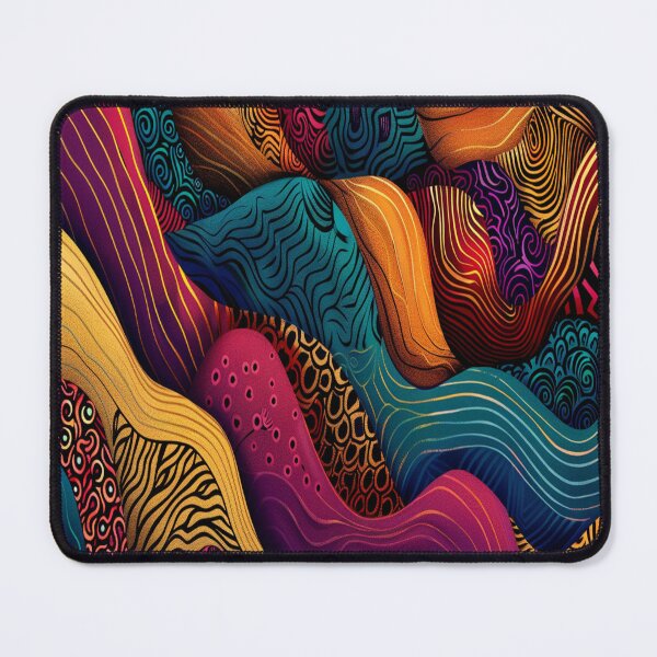 Item preview, Wavy Kitenge Pattern Art designed and sold by BubandAika.