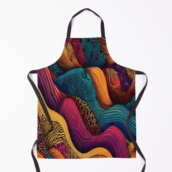 Item preview, Wavy Kitenge Pattern Art designed and sold by BubandAika.
