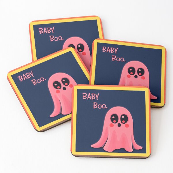 Item preview, Baby Boo the Ghost – Spooky Cute Art BY designed and sold by rami cohen.
