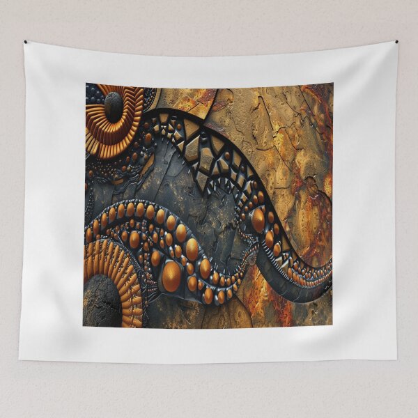 Item preview, Metallic Tribal  Art designed and sold by BubandAika.