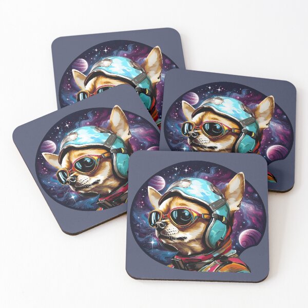 Item preview, Cool Antropomorphic Chihuahua Astronaut in Space designed and sold by Nabucodonoshop.