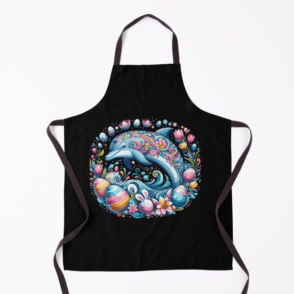 Item preview, Easter Festive Illustration With Charming Dolphin Artwork Animal designed and sold by Dressed For Duty.
