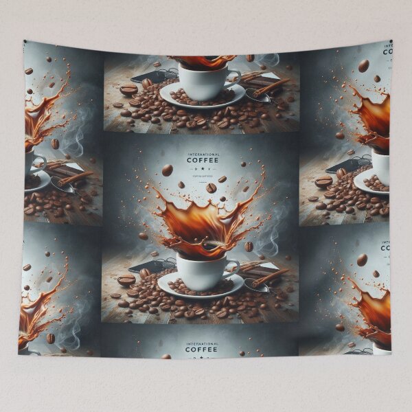 Item preview, Savoring International Coffee Day designed and sold by Sadia  Jannat.