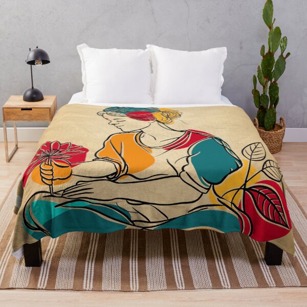 Item preview, Sukoon - Peace - One Line Art - Vintage Indian Art designed and sold by The Uphaar Store.
