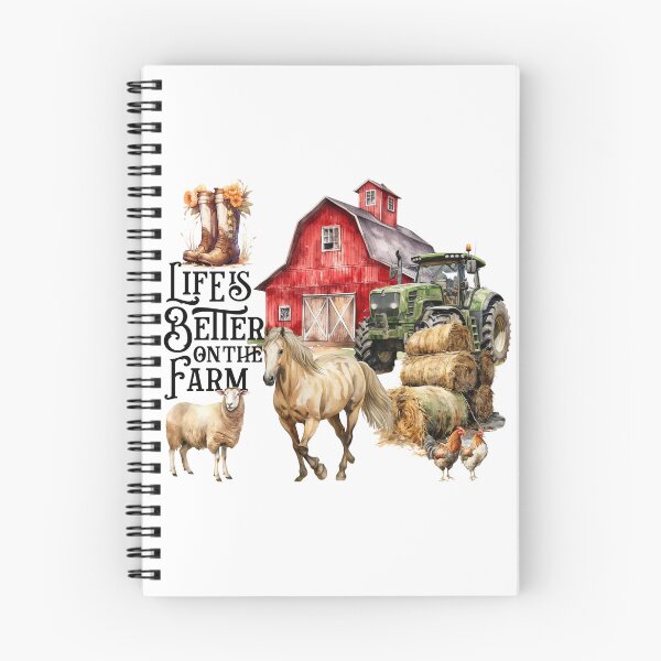 Item preview, Life is better at the farm , watercolor farm  designed and sold by Inktown.