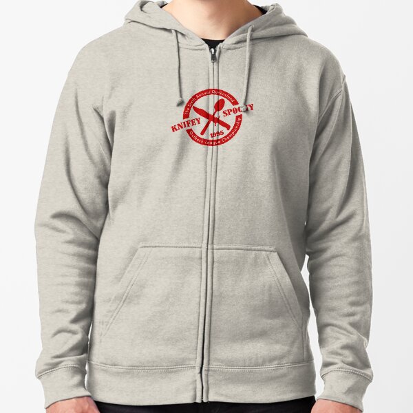 Knife Spoony Zipped Hoodie