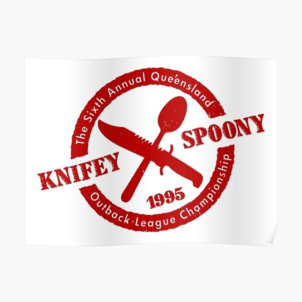 Knife Spoony Poster