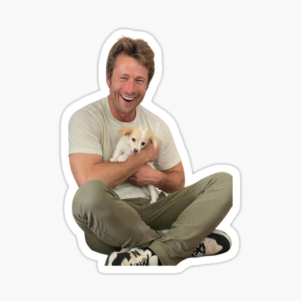 Item preview, Glen Powell holding brisket designed and sold by coolartbyeve.