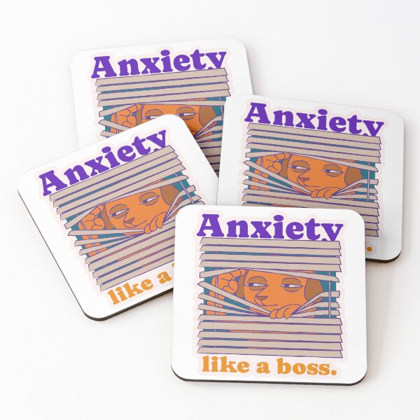 Artikelvorschau, Anxiety like a boss entworfen und verkauft von DesignbyMelli.