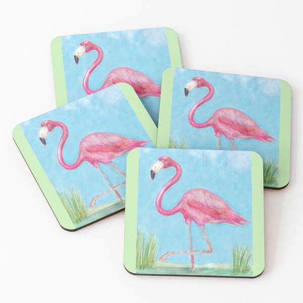 Item preview, Wading Flamingo designed and sold by KatydidKay.
