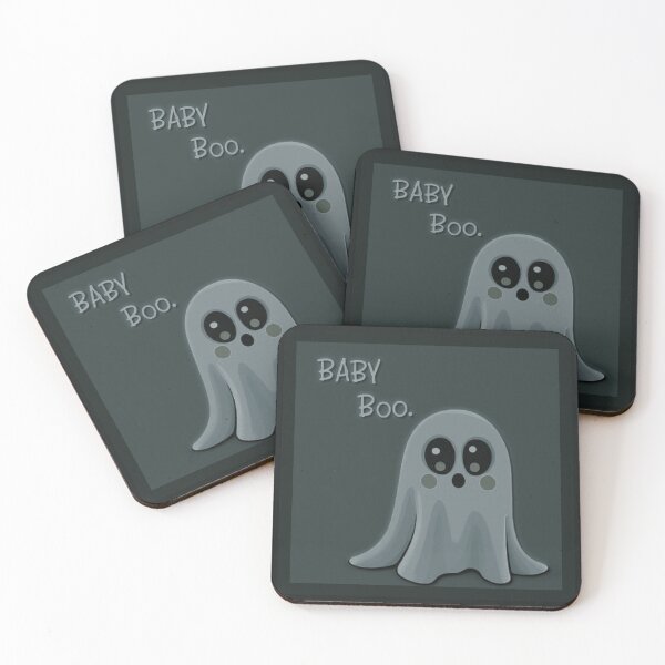 Item preview, Baby Boo the Ghost – Spooky Cute Art BW designed and sold by rami cohen.