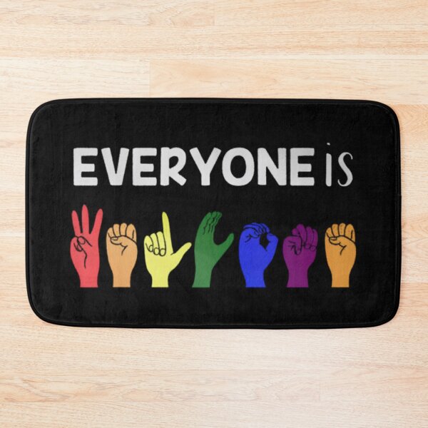 Item preview, everyone is welcome sign language designed and sold by swiftbinaries.