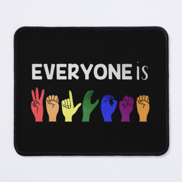 Item preview, everyone is welcome sign language designed and sold by swiftbinaries.